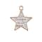 John Bead Sweet & Petite White Star with Words Charms, 10ct.